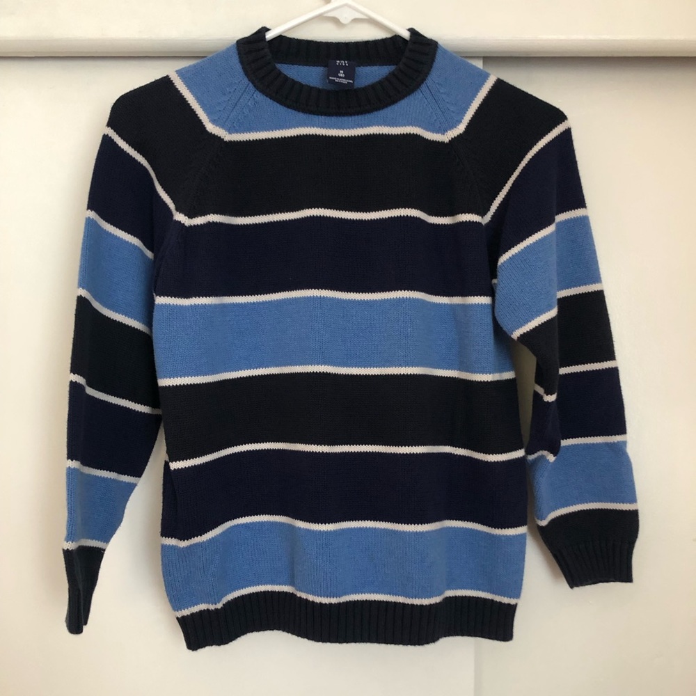 Vintage GAP boys blue stripes sweater!